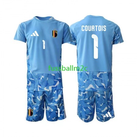 Fußballtrikots Belgien Thibaut Courtois 1 Torwart Kinder Heim Trikotsatz WM 2026 Fußballtrikots Belgien Thibaut Courtois 1 Torwart Kinder Heim Trikotsatz WM 2026